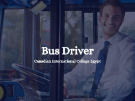 Bus Driver Canadian International College Egypt