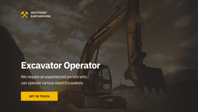 Excavator Operator Westpoint Earthmoving