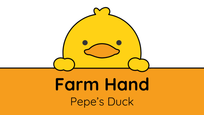 Farm hand pepe's duck