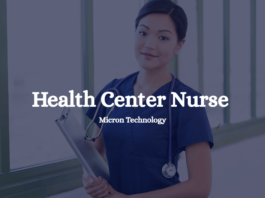 Health Center Nurse Micron Technology