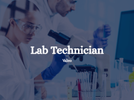 Lab Technician Valeo