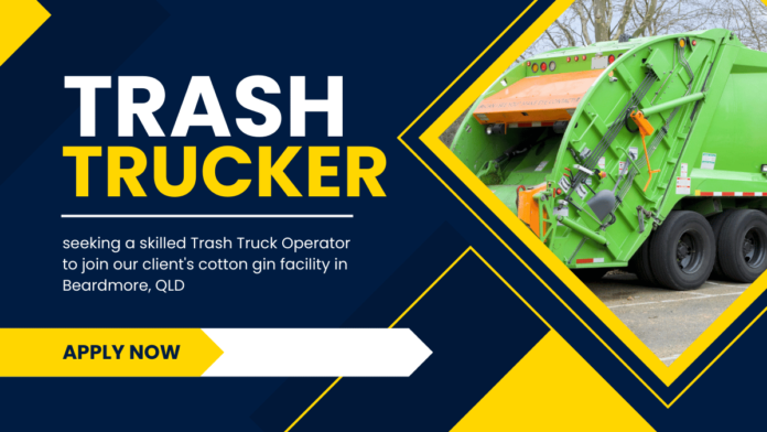 Trash Truck Operator Agri Labour Australia